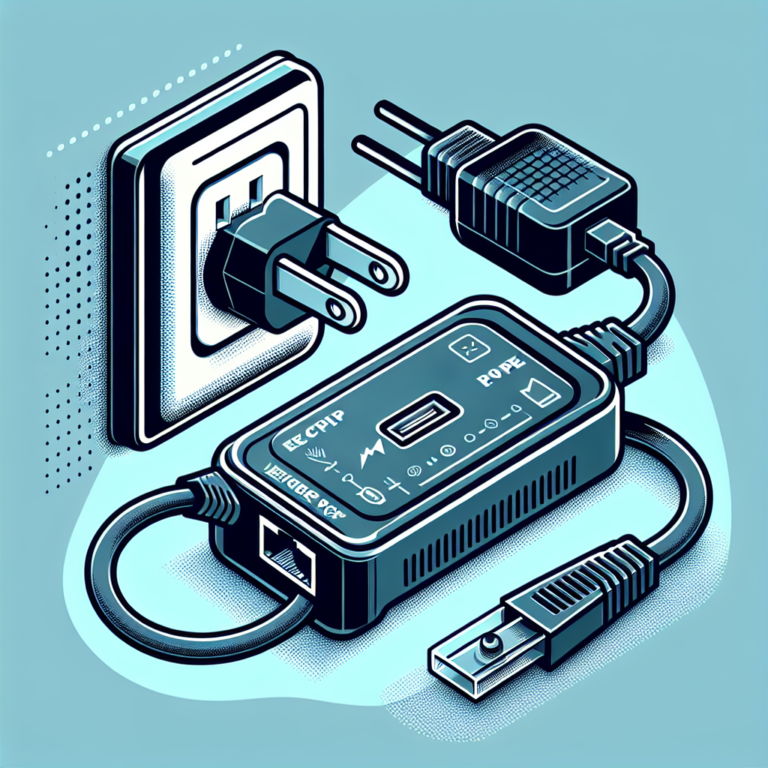 What is a PoE (Power over Ethernet) network adapter?